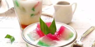 Ide Takjil Kekinian Es Selendang Mayang Khas Betawi yang Lembut dan Kenyal Menggoda