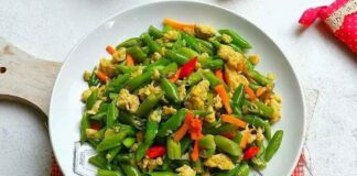 Orek Telur Buncis dan Wortel Resep Sahur Enak Bergizi dan Praktis